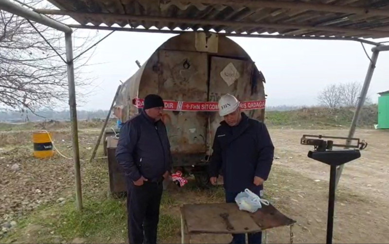 Qanunsuz işləyən maye qazdoldurma məntəqəsinin istismarı dayandırıldı