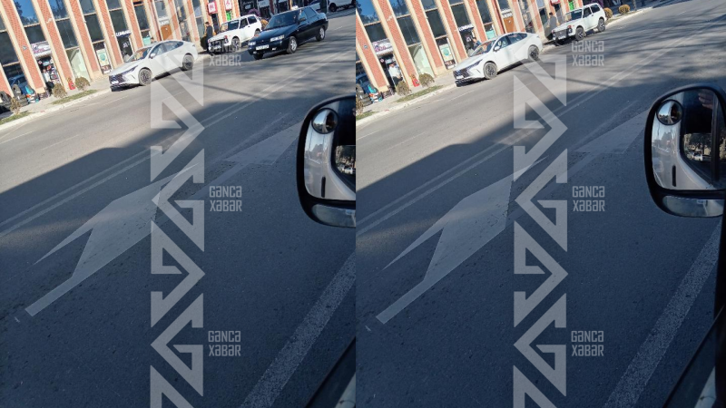 Gəncədə yol nişanı səbəbindən sürücülər cərimələnir - 3 bal, 100 manat