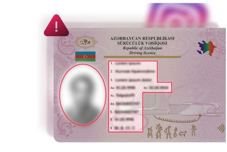 Instagramda 3 min sürücülük vəsiqəsinin fotosu silindi