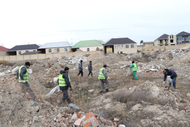 Cavadxan qəsəbəsi təmizlənib