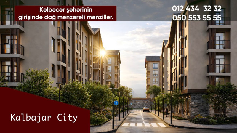 Kəlbəcərin mərkəzində dağ mənzərəli yeni həyat başlayır- Kalbajar CITY