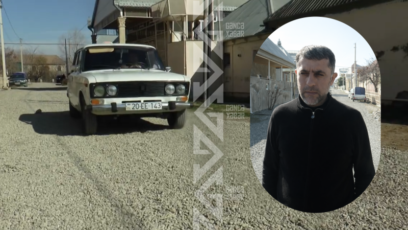 Ehsan əvəzi yolu təmir etdirdi - Nümunəvi addım