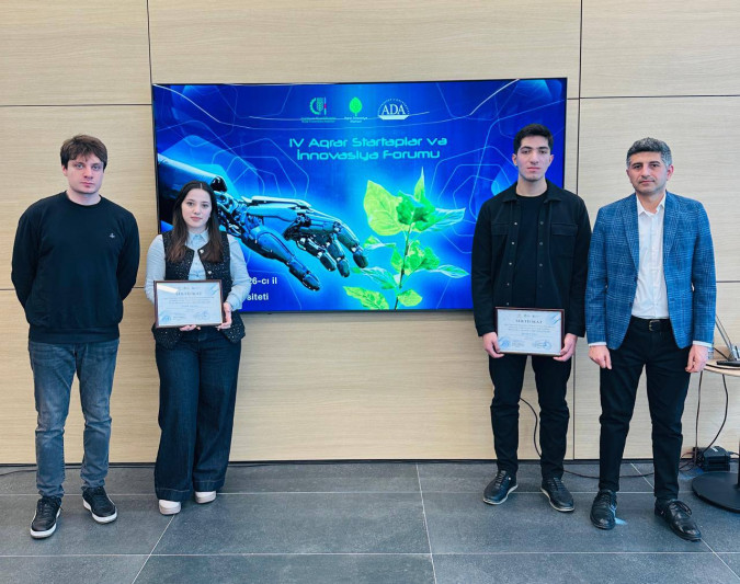 GDU tələbələri IV Aqrar Startaplar və İnnovasiya Forumunda fərqləndilər