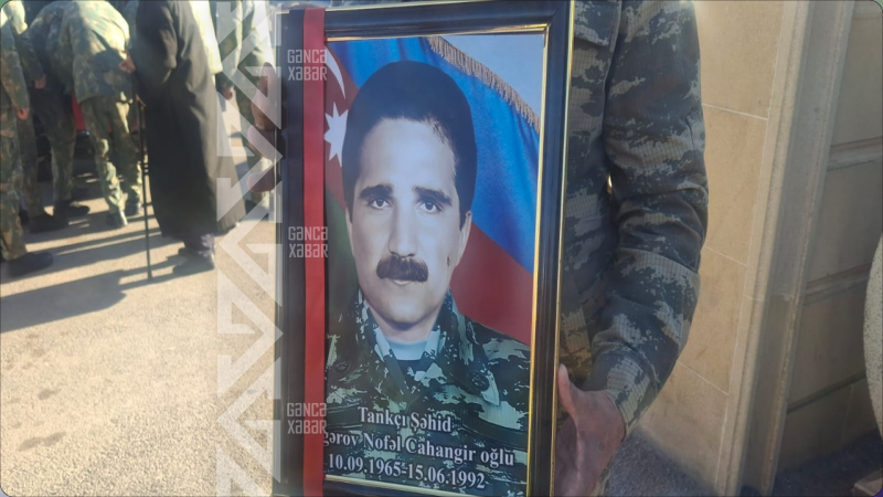 İtkin-şəhid Gəncədə dəfn olundu