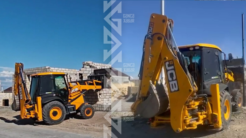 Gəncədə qanunsuz tikilini sökdülər