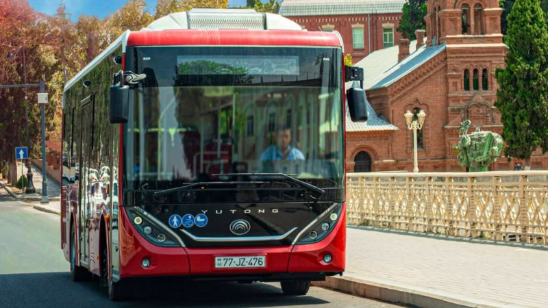 Gəncədə 13 nömrəli marşrut saat 23:00-dək işləyir