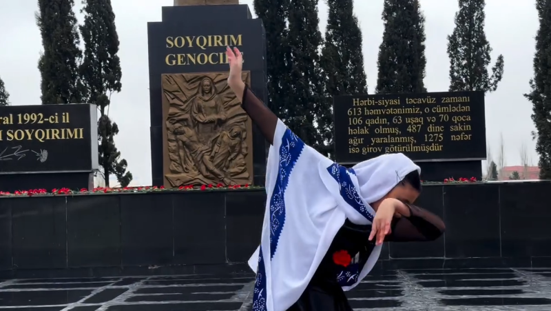 Gəncədə Xocalının hüznü rəqslə ifadə olundu