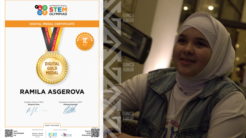 Gəncəli şəhidin qızı BİLİYİ ilə PARLADI