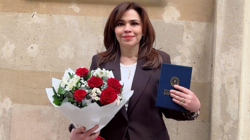 Gəncəli xanım elmi dərəcəyə layiq görüldü