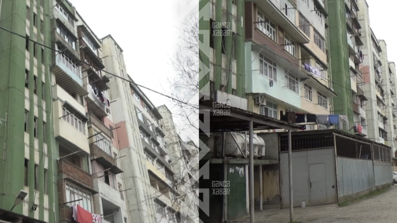 Gəncədə 9-cu mərtəbədən yıxılan qızın həyatı XİLAS EDİLDİ
