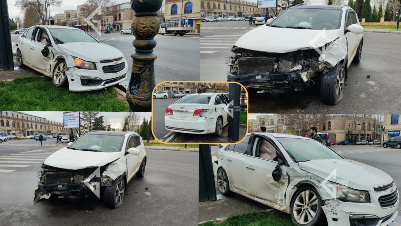 Gəncədə qadın sürücü həmcinsini xəstəxanalıq etdi