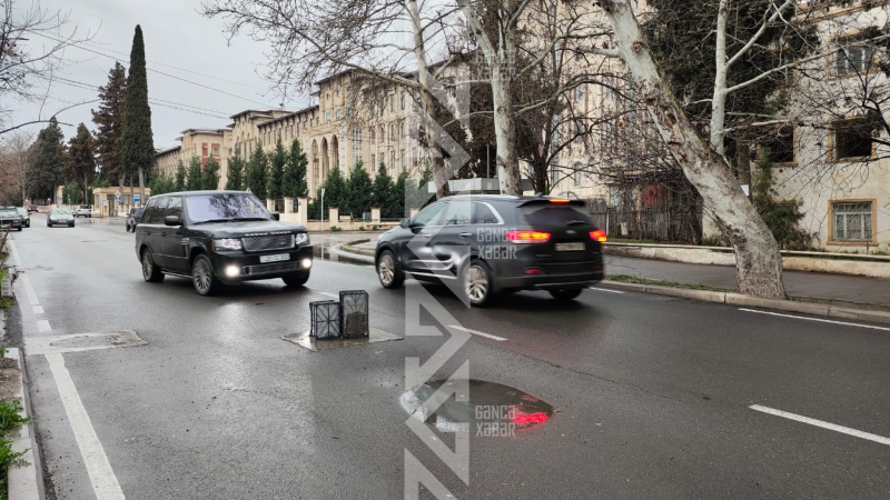 Təmir olunan Ozan küçəsində yol çöküb, qəzalar baş verir