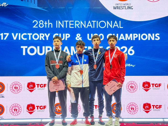 Gəncəli güləşçi Türkiyədə qızıl medal qazandı