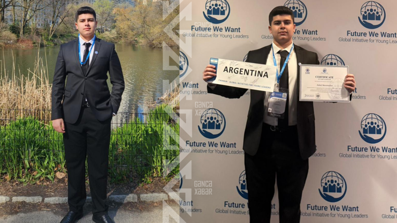 Gəncəli şagird Nyu-Yorkda çıxış edib