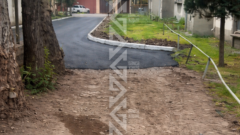 Gəncə sayağı ASFALTLAMA İŞLƏRİ - İDDİA