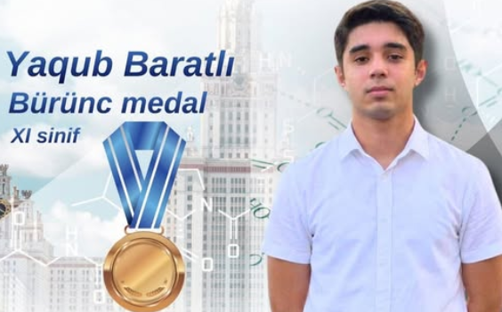 Gəncəli şagird beynəlxalq olimpiadada uğur qazanıb