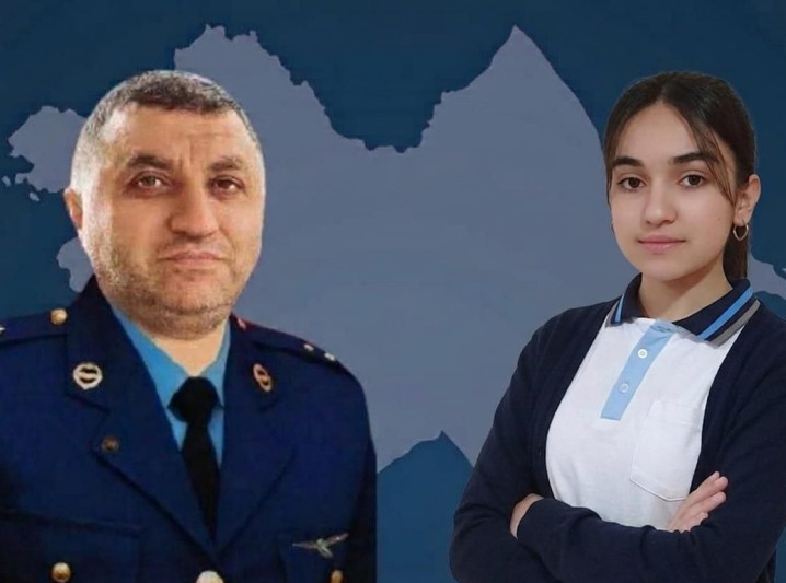 Şəhid qızı buraxılış imtahanında 290 bal toplayıb