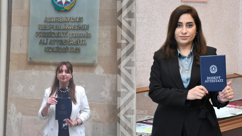 Gəncədə iki müəllim alimlik dərəcəsi və elmi ada layiq görülüb