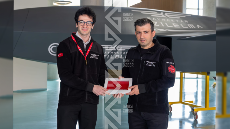 Selçuk Bayraktar GƏNCƏLİ mühəndisi təltif edib