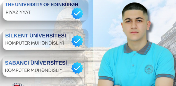 Məktəblimiz 3 universitetə qəbul alıb