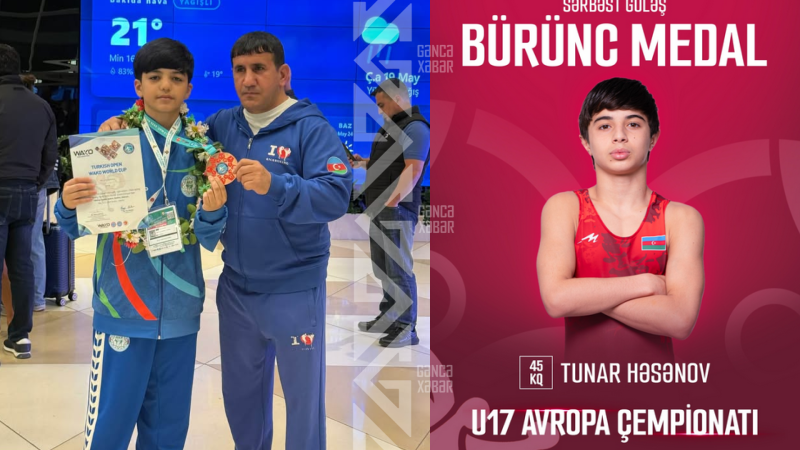 Gəncə idmançıları Bolqarıstan və Türkiyədən medalla döndülər