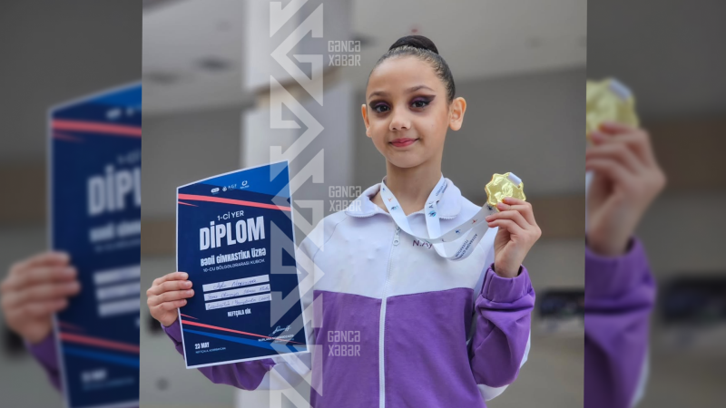 Gəncəli gimnast bölgələrarası kubokda qızıl medal qazanıb