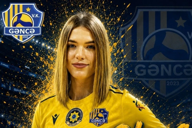 Ukraynalı voleybolçu Gəncədə karyerasını davam etdirəcək
