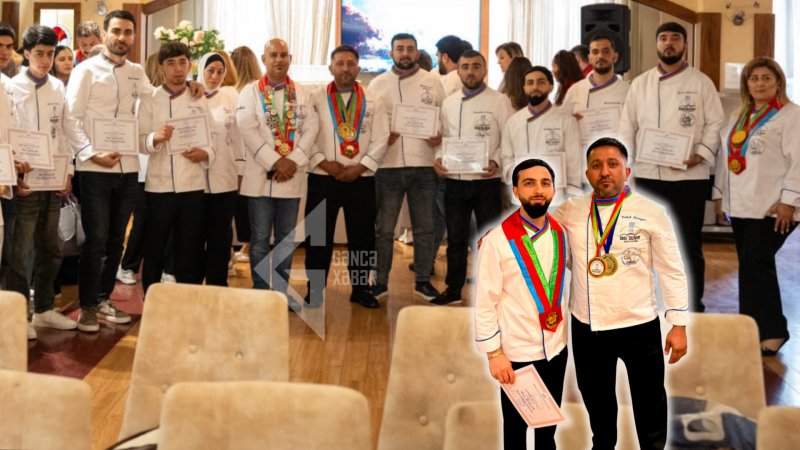 13 gəncəli aşpaz Azərbaycan Kulinariya Assosiasiyasının üzvü oldu