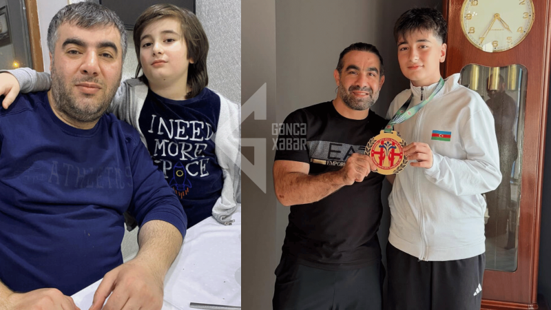 Rəşad Dağlının oğlu Gəncədə FƏRQLƏNDİ