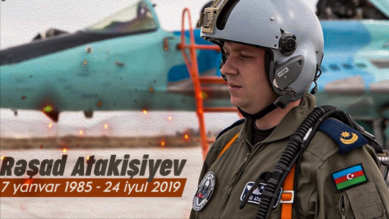 Şəhid pilot polkovnik-leytenant Rəşad Atakişiyevin anım günüdür
