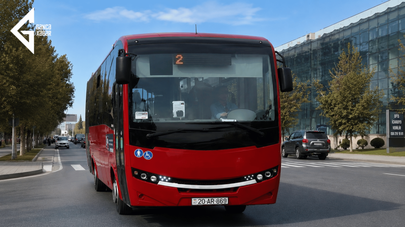 Gəncədə 2 və 8 nömrəli avtobuslarda kondisionerlər yenə işləmir