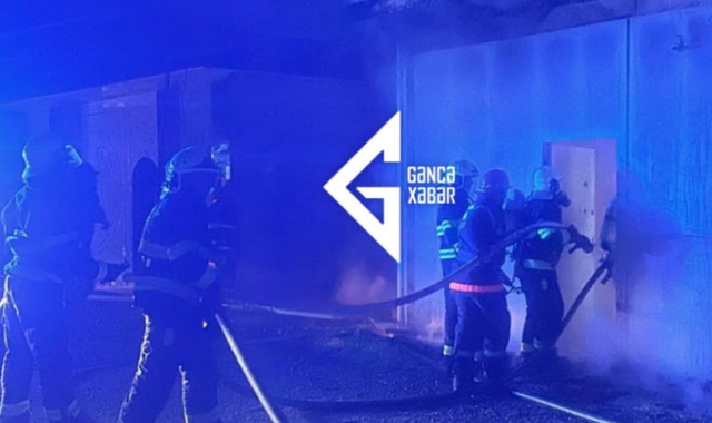Gəncədə yanğın olub