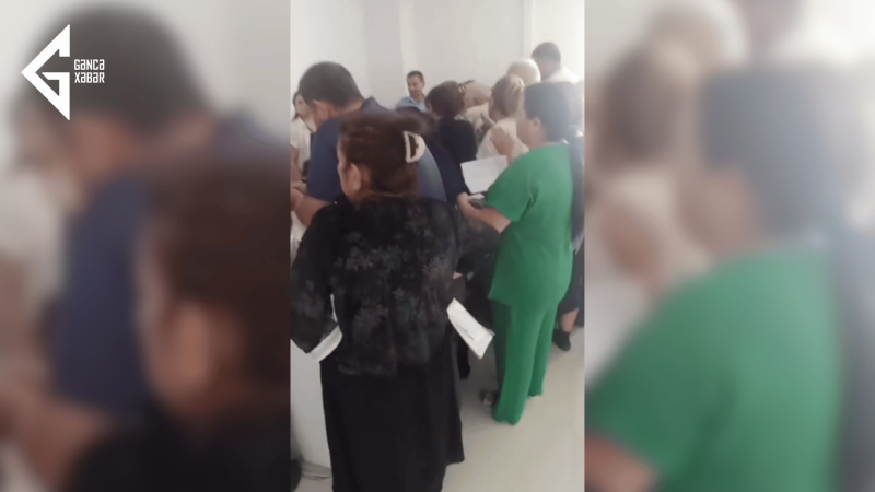 Şəkər xəstələrinin dərman növbəsində izdiham yaşandı