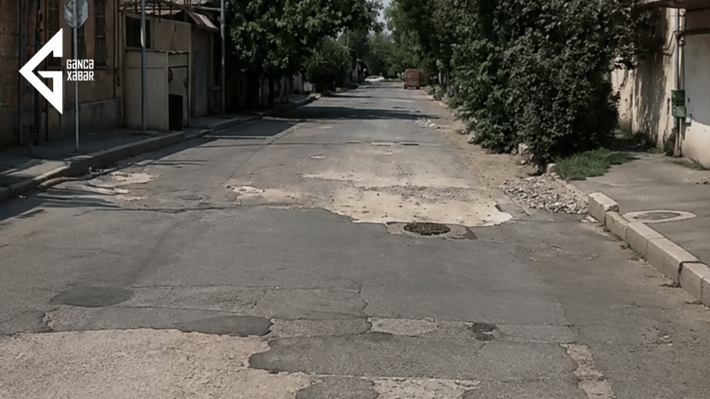 Gəncənin tarixi ərazisi: Asfalt da qədimdən qalıb