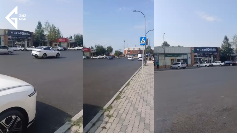 Gəncədə piyada keçidlərində təhlükəli vəziyyət