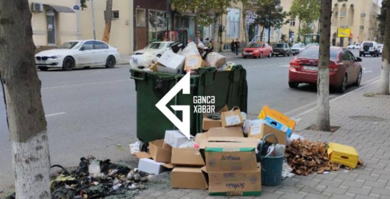 Gəncə Dəmiryol Vağzalının yaxınlığında zibillik problemi