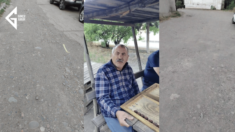 Gəncədə sakinlər məhəllənin acınacaqlı vəziyyətindən şikayətlənir