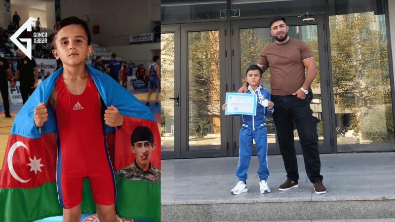 Gəncənin azyaşlı pəhləvanından növbəti UĞUR