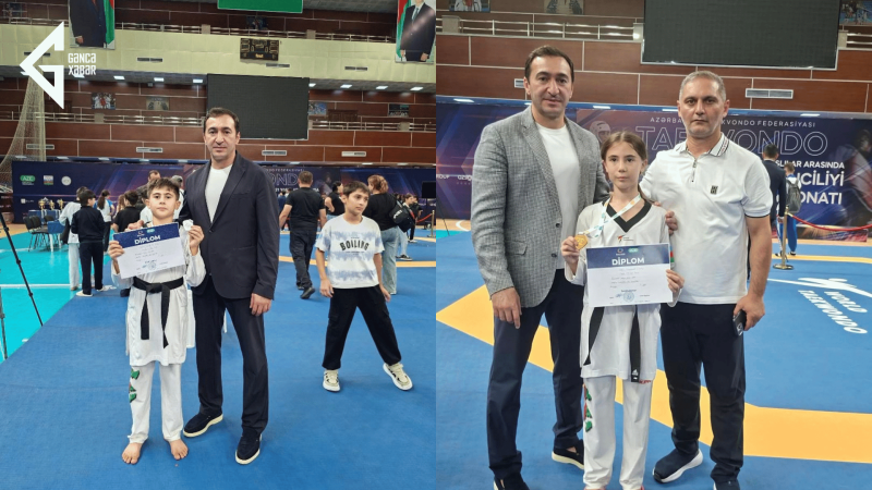Gəncəli şagirdlər ölkə birinciliyində medal qazanıblar