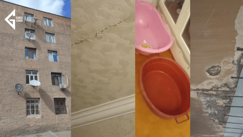 Gəncədə evi su basır, İcra Hakimiyyəti isə SUSUR – İDDİA