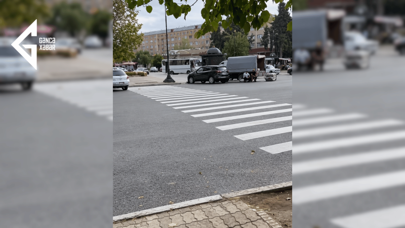 Sovxoz Nizamidə piyadaların təhlükəsizliyi təmin olundu