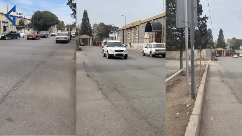 Gəncədə məktəblilər üçün təhlükə: piyada keçidi…