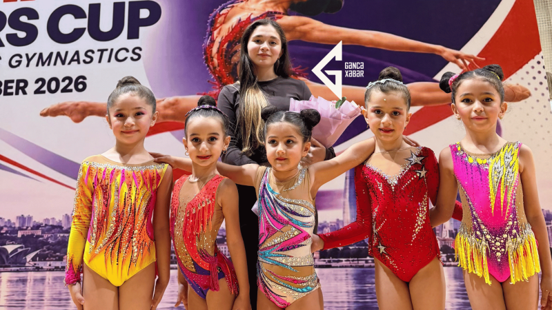Gimnastlarımız beynəlxalq yarışdan 6 medalla Gəncəyə qayıdırlar