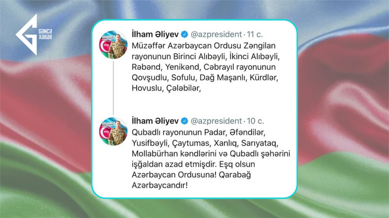 25 oktyabr 2020-ci il: Vətən müharibəsinin 29-cu günü