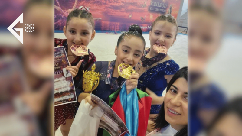 Gəncəli gimnastlar beynəlxalq turnirdə uğur qazanıblar