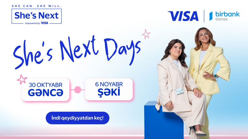 Gəncədə qadın sahibkarlar üçün She's Next Day görüşü keçiriləcək
