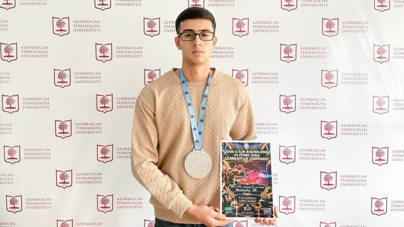 Tələbəmiz Azərbaycan çempionatında fərqləndi