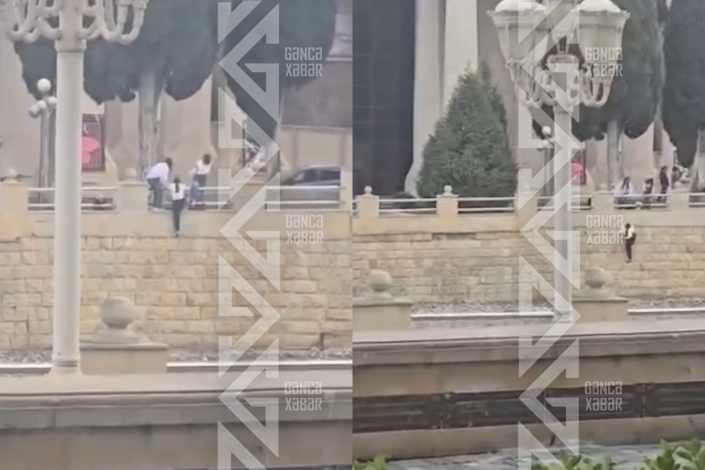 "Gəncənin qızları qoçaq olurlar" - Çantanın "xilas edilməsi"