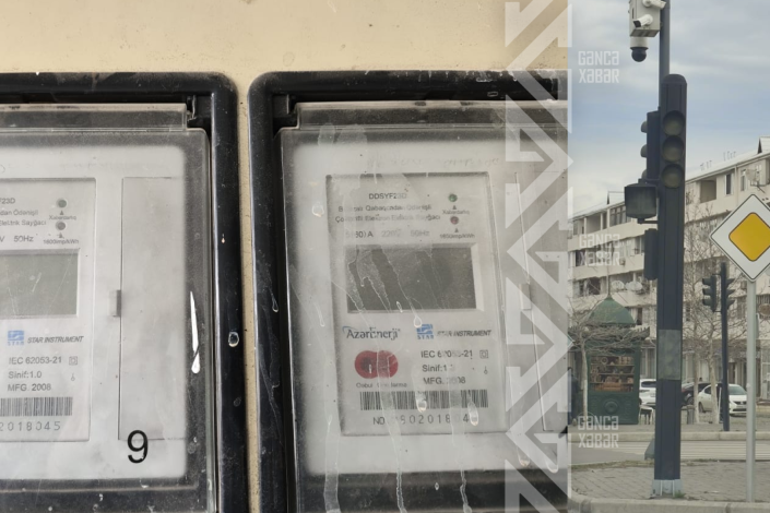 Gəncədə işıqlar kəsilib, bəzi işıqforlar işləmir