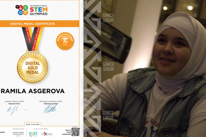 Gəncəli şəhidin qızı BİLİYİ ilə PARLADI